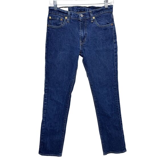 Levis 511 Jeans Mens 29x29.5 Blue Slim Authentic Straight Premium Classic Casual - Picture 1 of 8